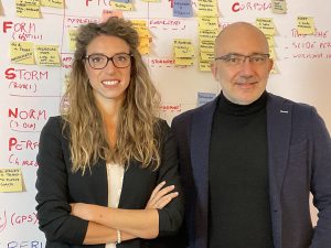 Massimiliano Ghini, founder TEAMX, e Giulia Baroni, co-Founder TEAMX